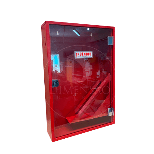 ABRIGO 90X60X18 COM PORTA DE VIDRO LISO