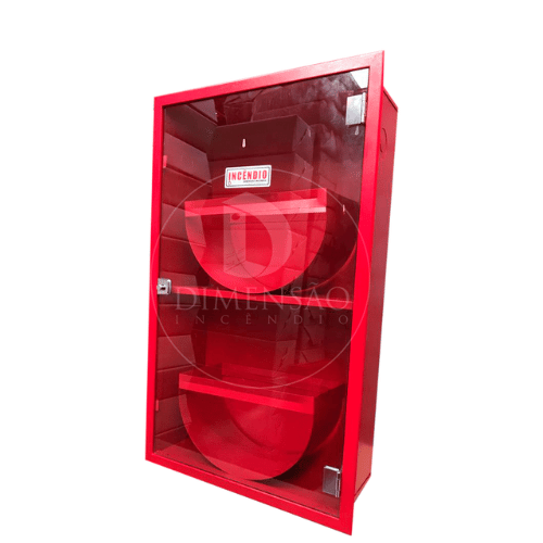 ABRIGO 120x70x20 SOBREPOR COM PORTA DE VIDRO