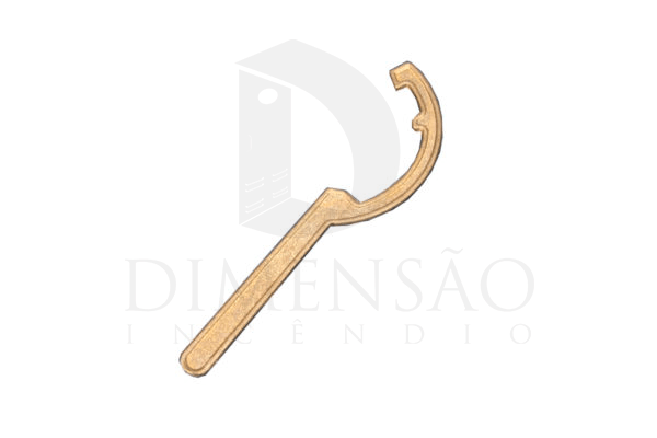 CHAVE STORZ DUPLA INDUSTRIAL LATÃO 2.1/2” x 1.1/2”