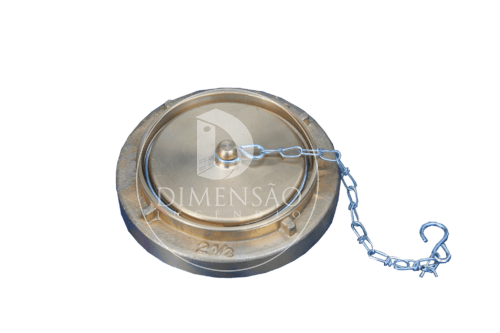 TAMPÃO STORZ 1.1/2” E.R. COM CORRENTE