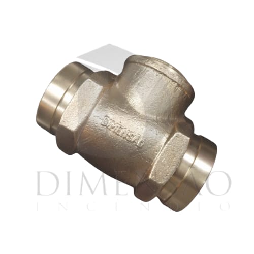 VÁLVULA DE RETENÇÃO HORIZONTAL 2.1/2" RANHURADA 73/76 mm