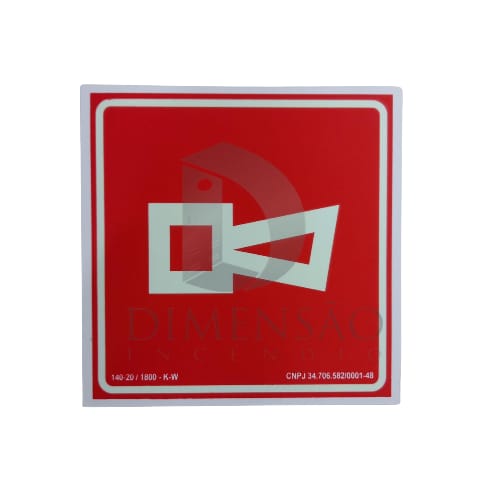 PLACA E2s - SIRENE ( 20cm X 20cm )