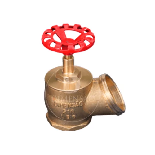 REGISTRO GLOBO 2.1/2”x 45º PREDIAL – 125 LIBRAS