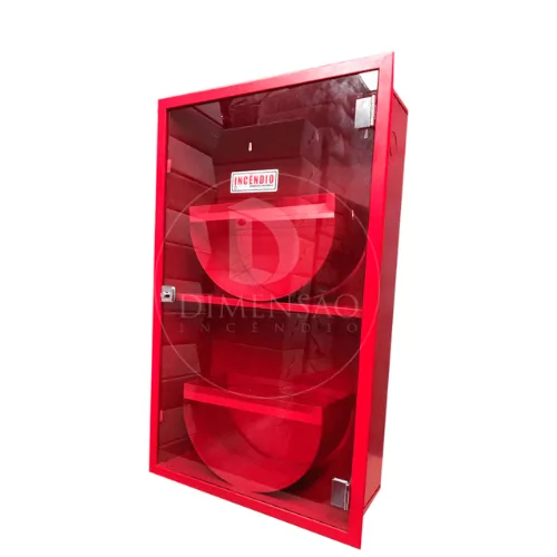 ABRIGO 120x70x20 SOBREPOR COM PORTA DE VIDRO