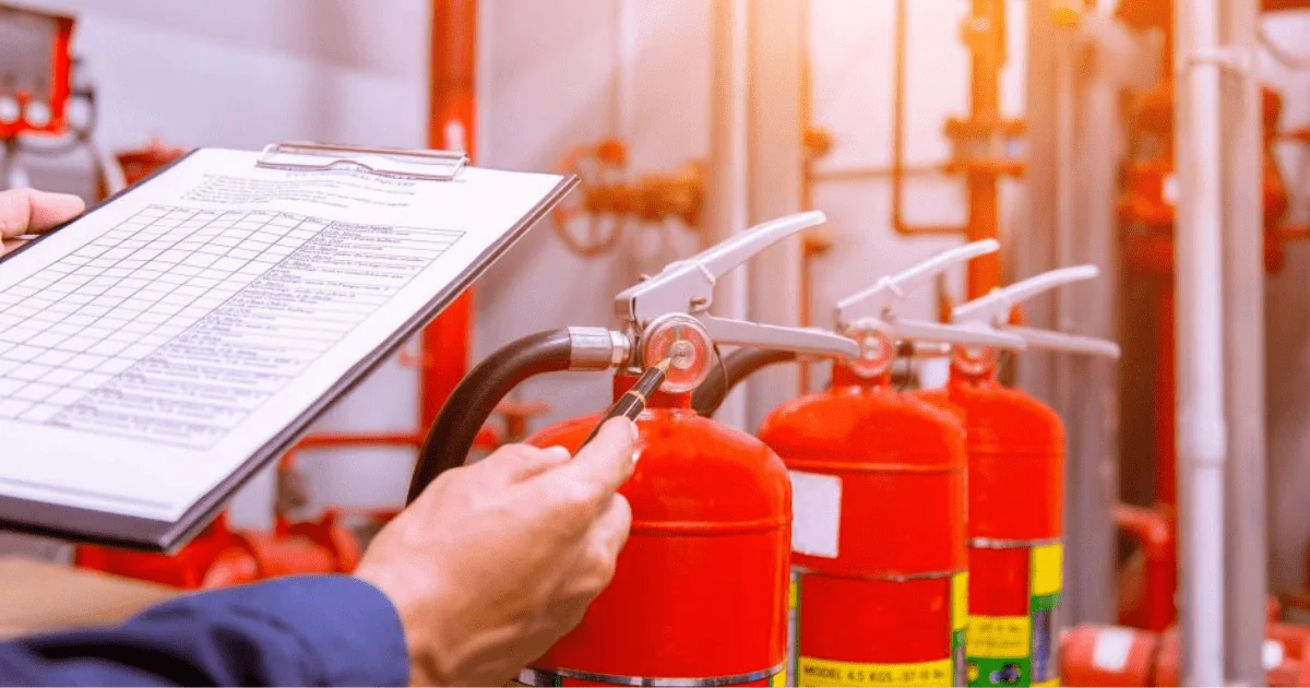 Vistoria do corpo de bombeiros