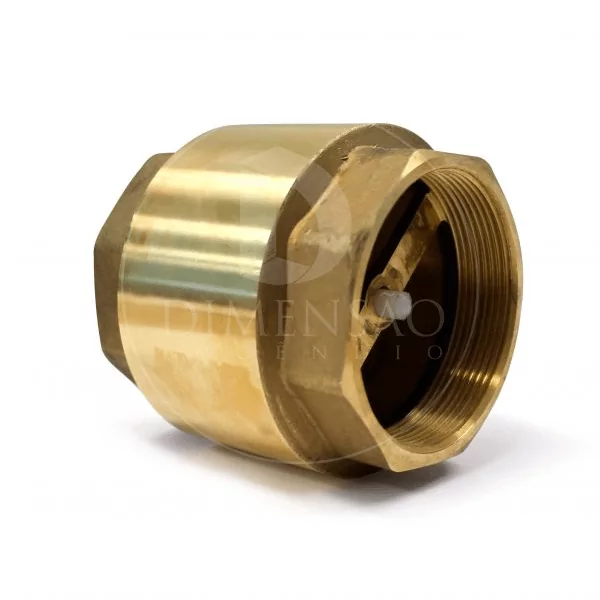 VÁLVULA RETENÇÃO VERTICAL 21/2" LATÃO