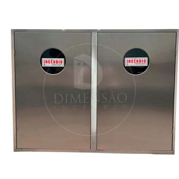 ABRIGO 120X90X30 SOBREPOR INOX 304 ESCOVADO