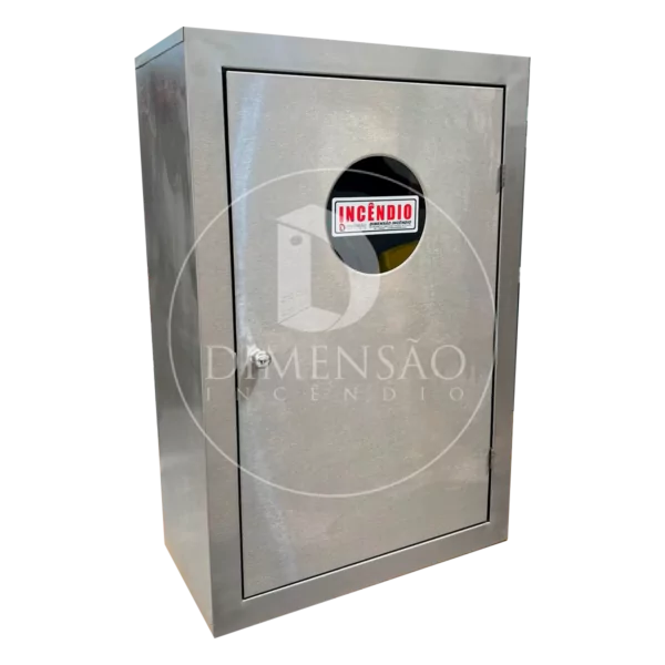 ABRIGO INOX 304 ESCOVADO 90x60x30 SOBREPOR