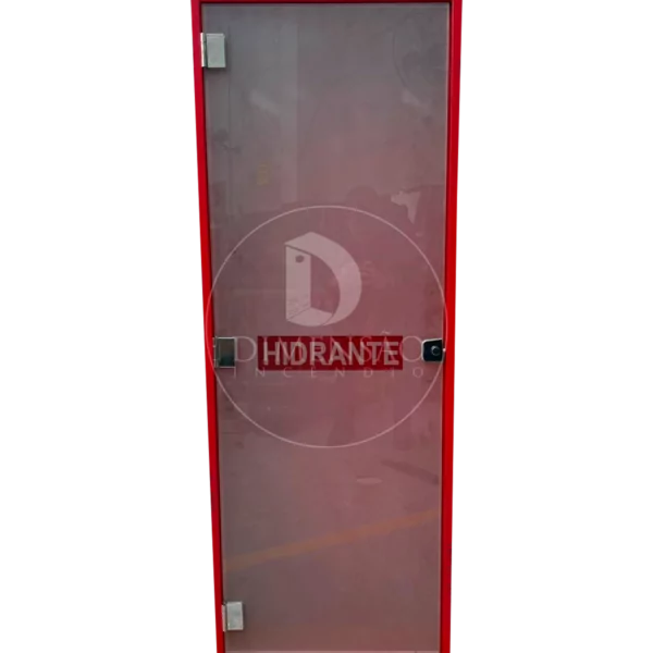 ABRIGO 160X60X30 SOBREPOR COM PORTA DE VIDRO JATEADO HIDRANTE