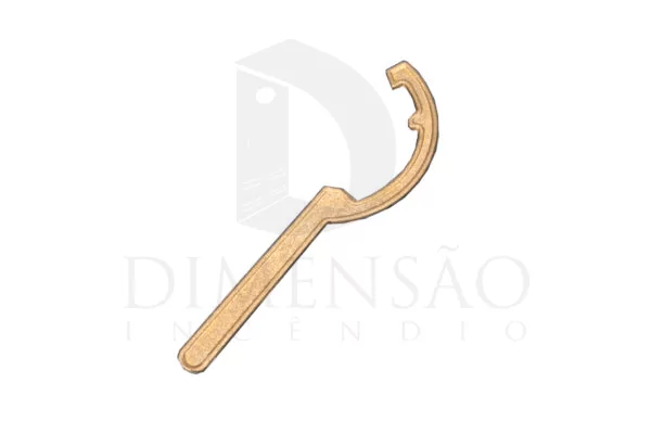 CHAVE STORZ DUPLA INDUSTRIAL LATÃO 2.1/2” x 1.1/2”