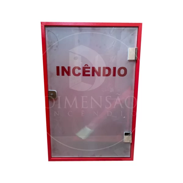 ABRIGO 90X60X18 COM PORTA DE VIDRO JATEADO