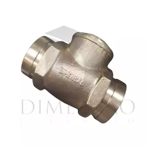 VÁLVULA DE RETENÇÃO HORIZONTAL 2.1/2" RANHURADA 73/76 mm