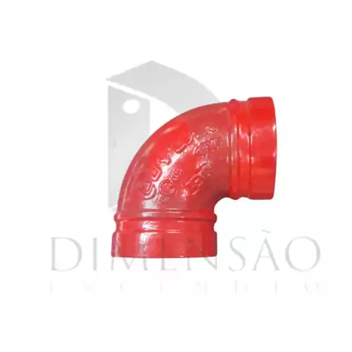 CURVA 90° 2.1/2" RANHURADA 73/76 mm