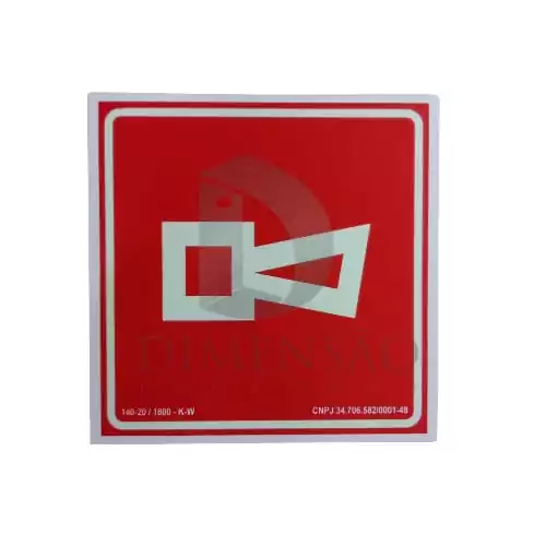 PLACA E2s - SIRENE ( 20cm X 20cm )