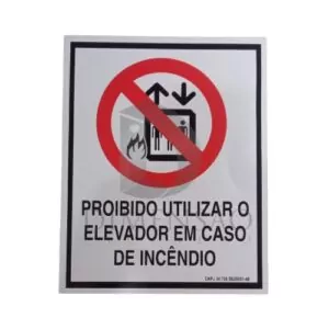 PLACA DE SINALIZAÇÃO P4
