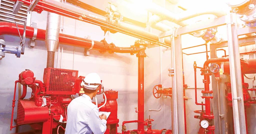 equipamentos de incêndio industrial